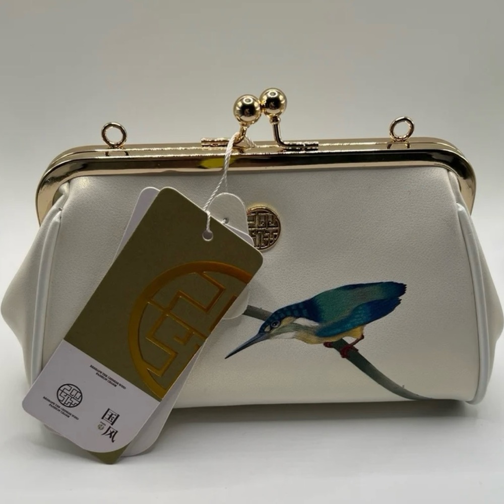 PMSIX White Clutch/Crossbody Bag - Picture 5 of 5